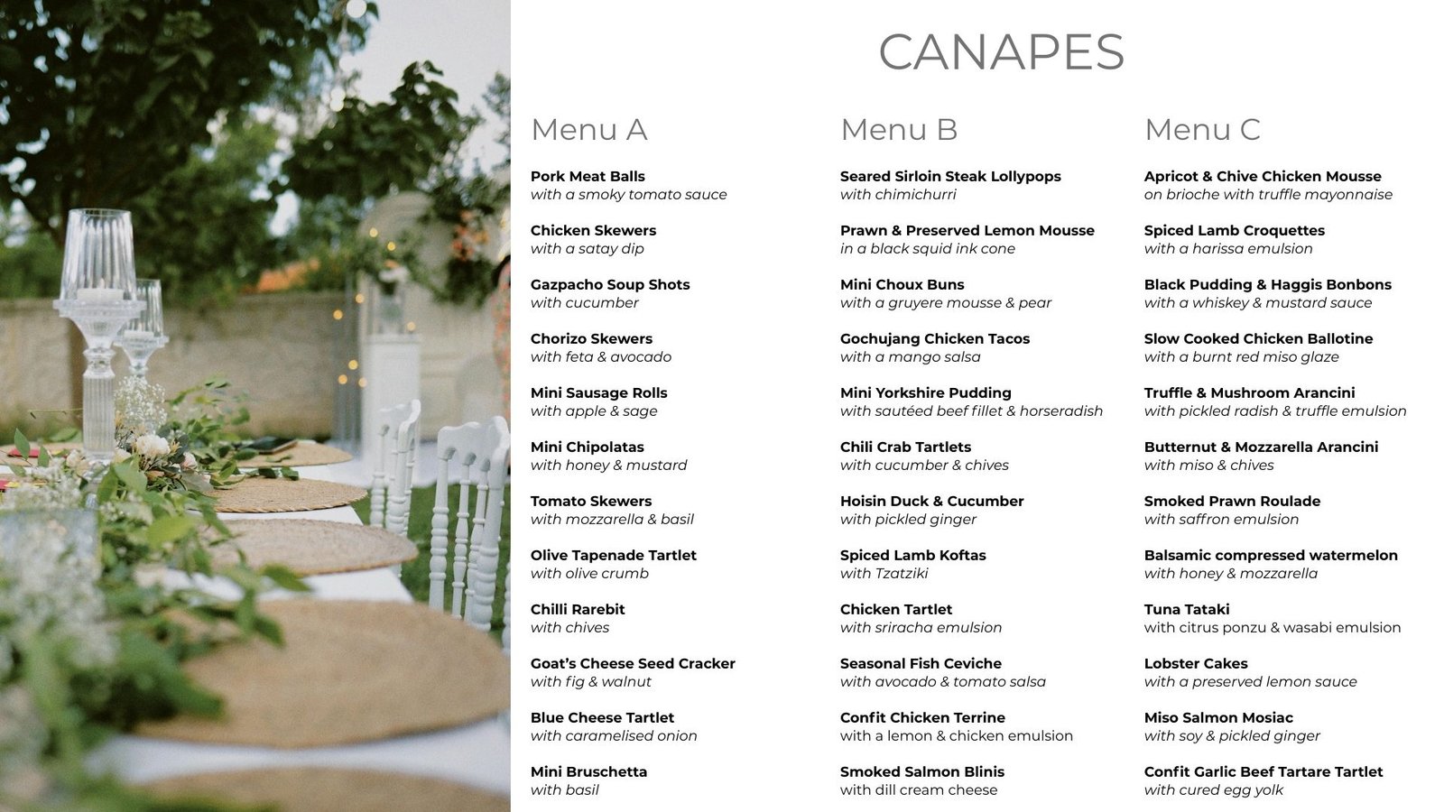 Restaurant-quality canapés served at a private event in London Japanese-influenced canapés for luxury London events Seasonal canapé catering in London Bold flavour canapés for London receptions High-end canapé service for private London venues Modern event catering in London with refined presentation Premium London canapé catering for corporate events Elegant small bites for London dinner parties and launches London-based chefs delivering beautifully presented canapés Private chef canapé service across London